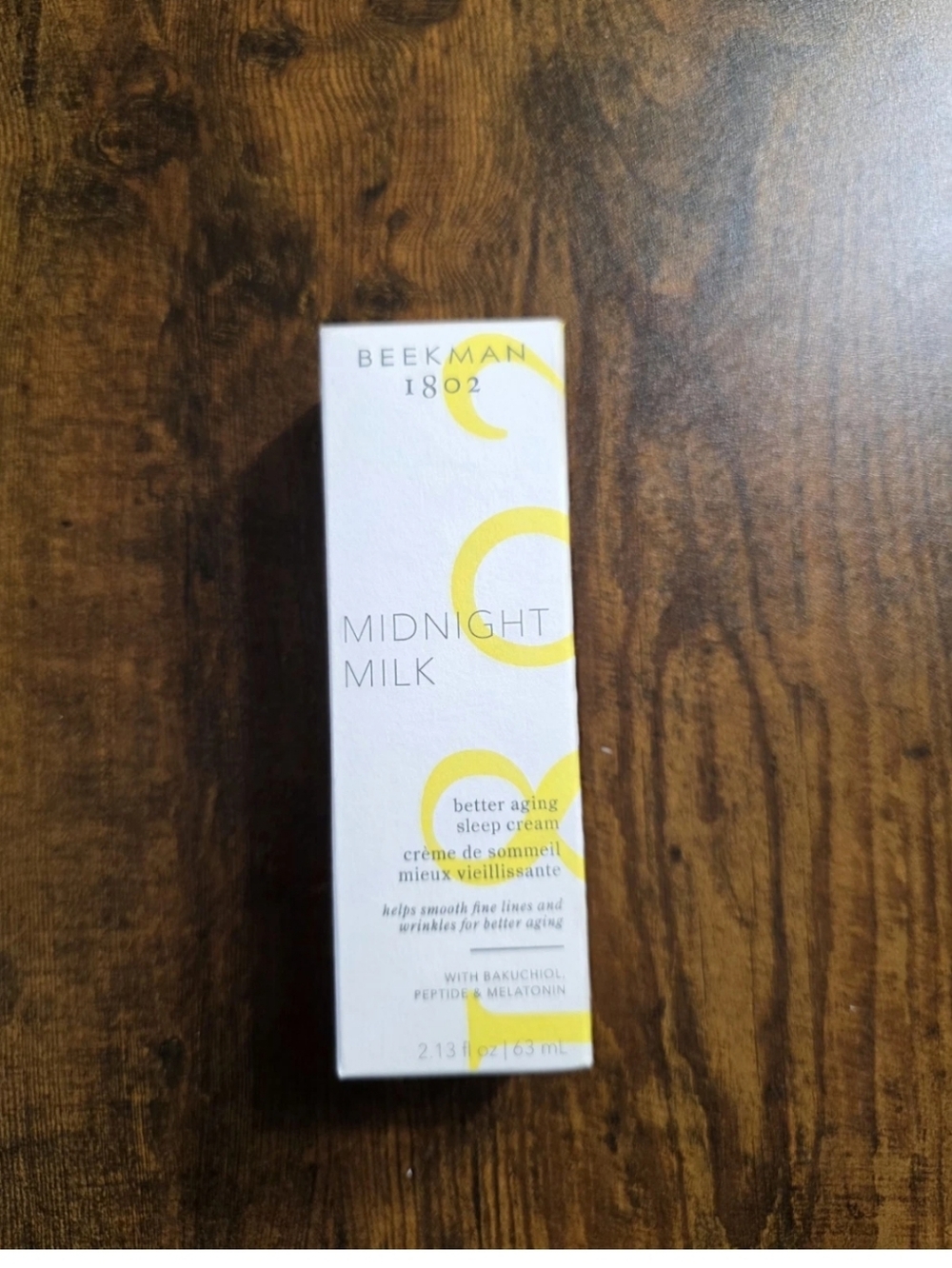 Beekman 1802 MIDNIGHT MILK Better Aging Sleep Mask w/Melatonin 2.13 Oz NEW